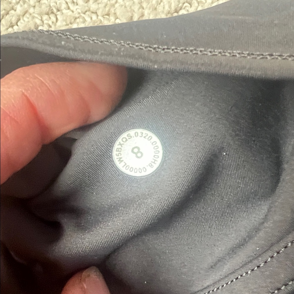 Lululemon Fast and Free High Rise Tights 25” Size 8 in Gray - Picture 2 of 14